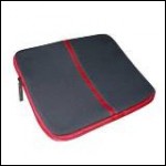 Skin Laptop Notebook Nero-Rosso 12.1"