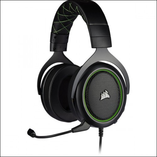 Gaming headset with HS50 PRO STEREO microphone, Green