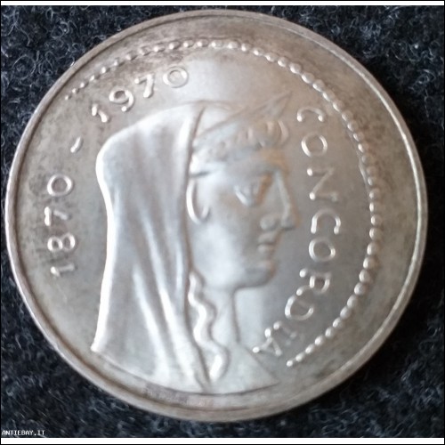 1000 lire concordia 1970