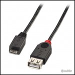 Cavo USB 2.0 tipo Micro-A / A OTG 1m