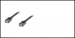 Cavo Firewire IEEE1394 6pin 1.8m nero nuovo cable