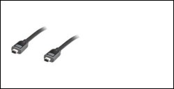Cavo Firewire IEEE1394 6pin 1.8m nero nuovo cable
